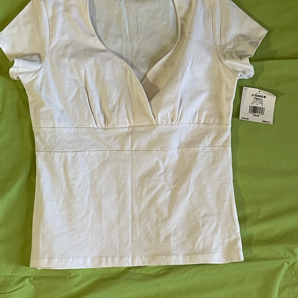 Women's White Top by Sonoma size small